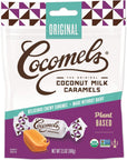 Cocomels Coconut Milk Caramels Original Flavor Organic Dairy Free Vegan Gluten Free NonGMO No High Fructose Corn Syrup Kosher Plant Based Individually Wrapped Candy 1 Pack