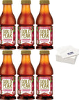 Gold Peak Iced Tea 185oz Bottles Pack of 6 California Raspberry with Bay Area Marketplace Napkins