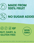 GoGo squeeZ Fruit on the Go Apple Banana 32 oz Pack of 4 Unsweetened Fruit Snacks for Kids Gluten Free Nut Free and Dairy Free Recloseable Cap BPA Free Pouches