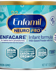 Enfamil NeuroPro EnfaCare High Cal Premature Baby Formula Milk-Based with Iron, Brain-Building DHA, Vitamins & Minerals for Immune Health, Powder Can, 13.6 Oz (Package May Vary)