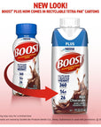 Boost Plus Complete Nutritional Drink, Rich Chocolate - 8 Fl Oz (Pack of 24)