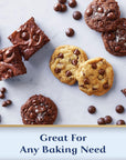 GHIRARDELLI Semi-Sweet Chocolate Premium Baking Chips, Chocolate Chips for Holiday Baking, 24 Oz Bag