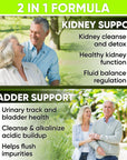 Kidney Cleanse Detox & Repair and Bladder Support- Kidney Support Supplement for Kidney Restore With Chanca Piedra,Cranberry, Juniper Berries for Kidney Detox and Bladder Health.60 Day Supply