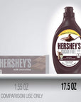 HERSHEYS Zero Sugar Chocolate Syrup Bottles 175 oz 6 Count