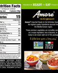 Amore Artichoke Hearts Vegan  Non GMO Verified ReadytoEat Herb Infused Vegetables In Resealable Bags 44 Ounce  2 Pack