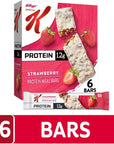 Special K Protein Meal Bars 12g of Protein Good Source of Fiber Strawberry 6 Boxes 36 Bars