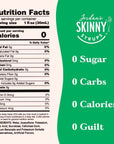 Jordans Skinny Mixes Sugar Free Syrup Coconut Flavor Fruit Flavored Water Enhancer Drink Mix for Ice Tea Lemonade  More Zero Calorie Flavoring Keto Friendly 254 Fl Oz 6 Pack