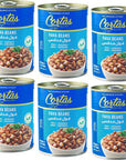 Cortas  Fava Beans 14oz 6 PACK RTE Cooked Foul Medammas Original Plain