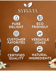 Syruvia Coffee Syrup Variety Pack  Vanilla  French Vanilla GlutenFree Kosher 254 fl oz Bottles  Enhance Your Coffee Experience with Premium Flavoring Syrups