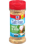 McCormick Salt Free Garlic and Herb Seasoning, 4.37 oz