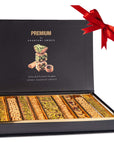 Anabtawi Middle Eastern Sweets  80Piece Assorted Baklava Pistachio and Almond Pastry  Traditional Arabic Baklava Gift Box  No Preservatives No Additives  Gourmet Baklava Pastry Boxes  800g