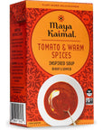 Maya Kaimal Foods Inspired Soup 176oz Pack of 4  Tomato Soup wMild Warm Spices  Heat and Eat Meals  Vegan GlutenFree  NonGMO Package Soups Ready to Eat