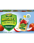 Motts Mighty Honeycrisp Apple Applesauce 32 Oz Clear Pouches 48 Count 4 Packs Of 12 No Sugar Added Good Source Of Fiber Supports A Healthy Digestive System Glutenfree Kosher