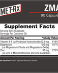 MET-Rx ZMA Dietary Supplement, ZMA Supplement Capsules, 90 Count