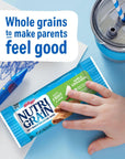 Nutri-Grain Soft Baked Breakfast Bars, Made with Whole Grains, Kids Snacks, Value Pack, Apple Cinnamon (3 Boxes, 48 Bars)