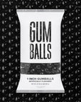 Candy Envy  Black 1 Inch Gumballs  2lb Bag  Approximately 113 Gumballs Per Bag  North American Made  Kosher Certified