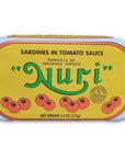 NURI Portuguese Sardines in Tomato Sauce  4 Pack  44 oz cans