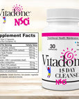 Vitadone Cleanse - to Be Taken Digestive Cleansing Supplement - 30 Capsule