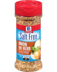 McCormick Salt Free Onion and Herb Seasoning, 4.16 oz (Pack of 6)