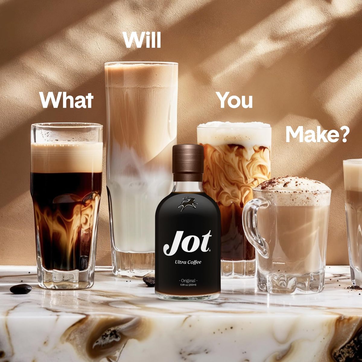 Jot Coffee Concentrate Original High Caffeine Instant Cold Brew Coffee Iced Coffee Instant Espresso Hot  Cold Coffee Drinks  Make 14 Cups Instant Coffee Cold Brew Concentrate 150mg CaffeineTbsp