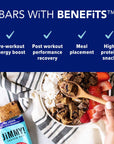 JiMMY Keto Protein Bar Energy Bar with Low Net Carb Count Keto Friendly Low Sugar Gluten Free High Protein Snack Chocolate Strawberry Nut 12 Count