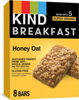 KIND Breakfast Bars Honey Oat Healthy Snacks Gluten Free 32 Count