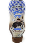 Smuckers Sugar Free Chocolate Sundae Syrup 2 Pack