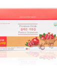 AllJeup Premium Pomegranate Juice  Pomegranate Juice No Sugar Added Healthy Fruit 80ml X 30 pouches