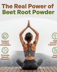 Beet Root Juice Powder Organic 1lb  USA grown Beets  PreWorkout  Natural Nitrates  Vegan Energy Superfood