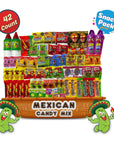 Mexican Candy Assortment Snacks Pack  Variety of Spicy Sweet and Sour Candies Includes Lucas Candy Pelon Pelo Rico Pulparindo Rellerindo De La Rosa Vero by LookOn 42 Count