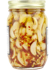 Amish Wedding AllNatural Hot Pickled Garlic 15 Ounces 2 Jars