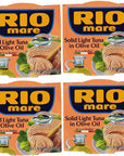 Rio Mare Solid Light Tuna in Olive Oil Pack of 4 6oz cans