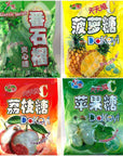 Hong Yuan Classic Series Pineapple Guava Green Apple Lychee Candy 4 Pack 123 oz Dakeyi with FREE Candy Samples