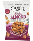 Quinn Maple Almond Butter Filled Pretzel Nuggets 5oz Bag