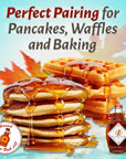 WANISH SUGAR BUSH 100 AllNatural Pure Grade A Maple Syrup 8 oz Bottle  Rich Dark Amber Maple Flavor from Wisconsins Lush Northwoods  Premium Single Origin Maple Syrup in Glass Bottle for Pancakes and Waffles Baking  More