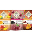 Sunny Fruit Organic Dried Fruit Assortment  Figs Apricots Dates Mango Cherries  Prunes Variety 6 Bags 30 Individual Portion Packs  NONGMO HALAL KOSHER NO PRESERVATIVES NO SUGAR ADDED