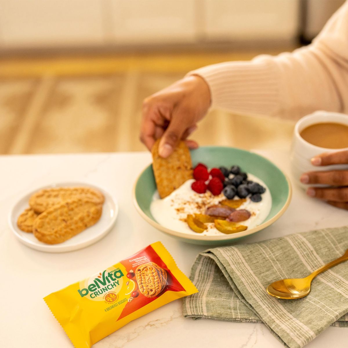 belVita Cranberry Orange Breakfast Biscuits 8 Packs 4 Biscuits Per Pack