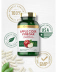 Carlyle Apple Cider Vinegar Capsules | 2400mg | 240 Count | Non-GMO, Gluten Free Supplement