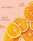 BlueHenry Dehydrated Orange Wheels  3 oz  25 slices  Natural Fruit