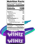 Chewy Candy Winis Original Variety Bag  Taffy Candy 50 individually wrapped pieces Size 4 Oz Bag Assorted Easter Candy Mix