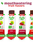 Shufra Delights Fruity Bar | Made With 100% Real Natural Fruit | Only 70 Calories Per Bar | Fruit Snack Bars For Kids & Adults | No Sugar Added, No Preservatives| Non GMO & Gluten Free | Pomegranate