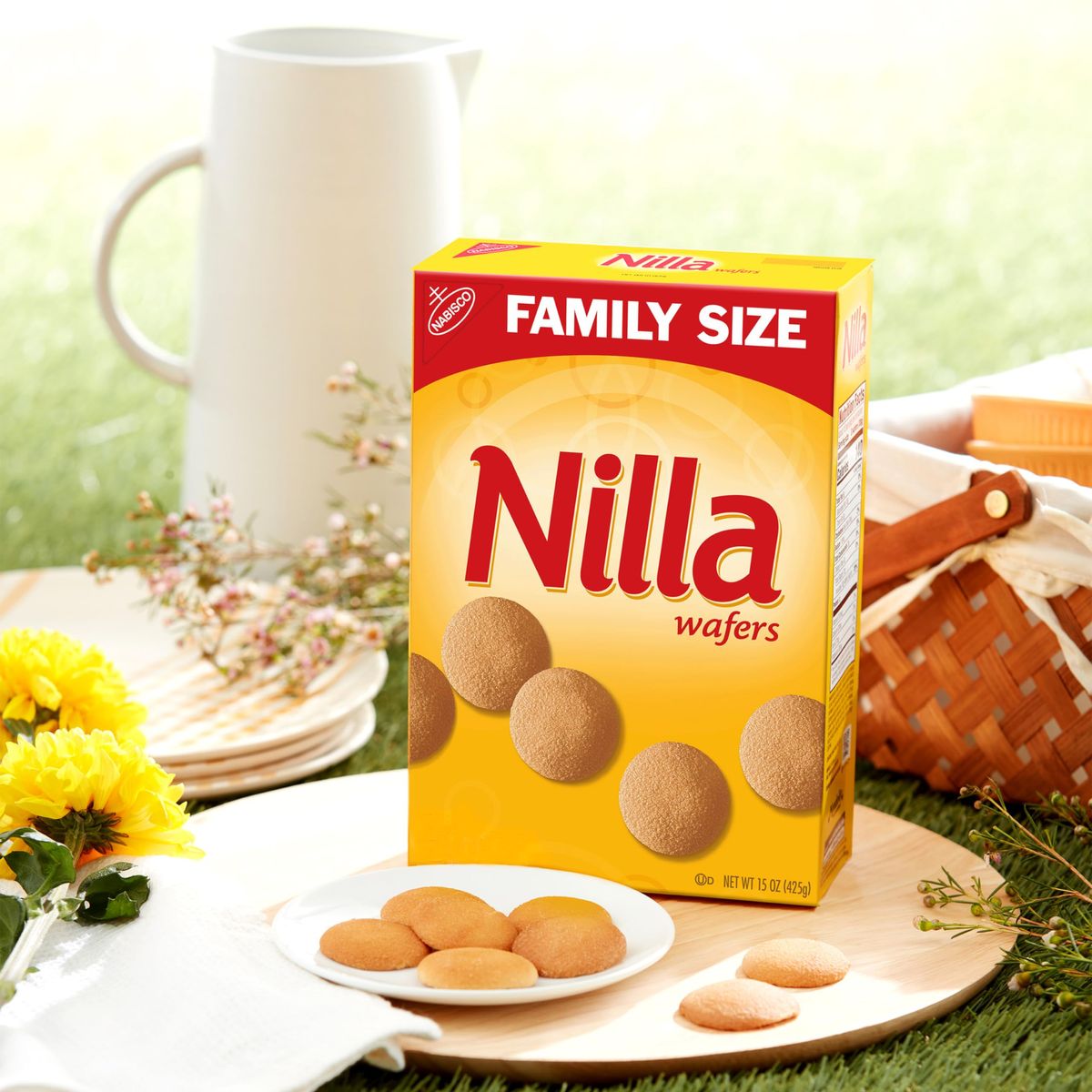 Nilla Wafers Cookies Vanilla Wafers Family Size 15 oz