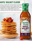 Walden Farms Variety Pack Syrups 12 oz Maple Walnut and Pancake Syrup Near Zero Fat Sugar and Calorie For Pancakes Waffles French Toast Desserts Snacks Appetizers and Many More