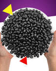 Black Licorice Jelly Beans Candy Large Size 2 Pound Bag