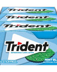 Trident Mint Bliss Sugar Free Gum, 12 Packs of 14 Pieces (168 Total Pieces)