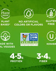 Off The Eaten Path 4 Flavor Sampler Veggie Crisps Variety Pack Gluten Free and made with real veggies, Pepper, 1.25 Ounce (Pack of 16)