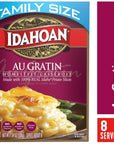 Idahoan Au Gratin Homestyle Casserole Family Size 734 oz Pack of 10