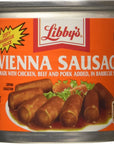 Libbys Vienna Sausage BBQ 46 Ounce Pack of 6