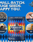 Chinook Seedery Roasted Jumbo Sunflower Seeds  Keto Snacks GlutenFree NonGMO Original Flavor 4 oz 12Pack