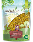 Food to Live Organic Super Sweet Corn 8 Ounces  FreezeDried Kernels NonGMO Kosher Healthy Snack Bulk Grown in the USA